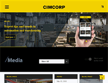 Tablet Screenshot of cimcorp.com